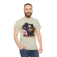 Mjesec Black History Majica, teški pamučni tee