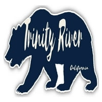 Trinity River California Suvenir 3x frižider magnetni medvjed dizajn