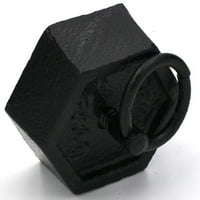 Željezne mase - šesterokutni sa prstenom za podizanje - 200g - Eisco Labs