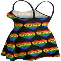 Gay Pride Ljubav Heart ženska haljina za haljine za haljine bez rukava bez rukava