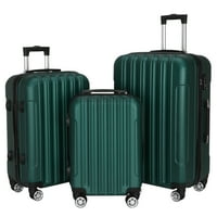 Prtljažni set od 3, putnički kofer sa spinner kotačima, veliki kapacitet Hardsedsion Prtljag set sa