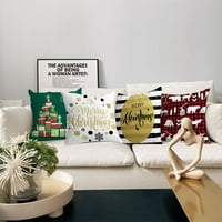 Dianhelloya jastuk pokrivač zlatni serija Božićni stil jastuk