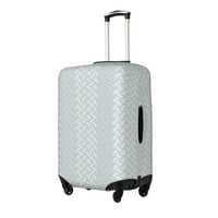 Prašina i strijel Otpornost na zaštitu prtljaga kofer poklopac, siva tekstura apstraktni uzorak za pranje