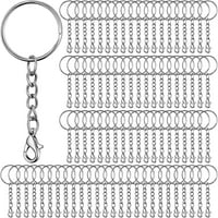 Metalni prsten za ključeve za ključeve sa lancem s lančanim metalnim ključem za ključeve tipki za ključeve