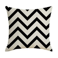 Jastuci za bacanje Crna bijela vodootporna zagrljaj jastuk za domaćinstvo dizajn uzorak pijesak jastuk